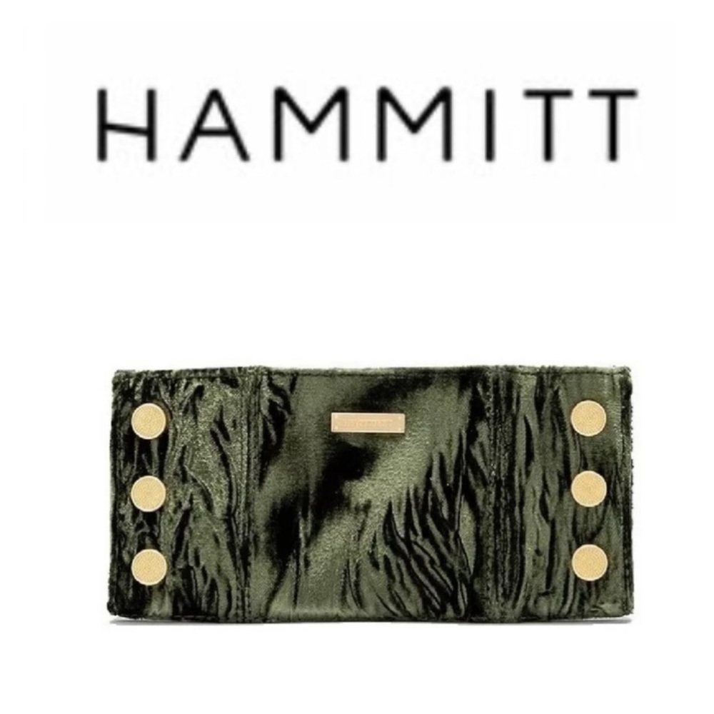Hammitt 110 North Folding Leather Wallet Antique Atelier NWT